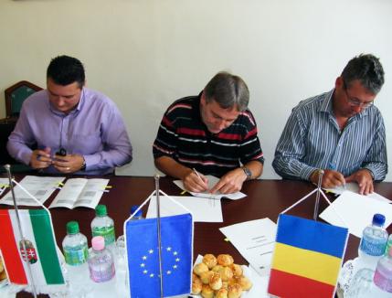 Direcţiile apelor din Oradea şi Gyula colaborează pentru prevenirea inundaţiilor pe Crişul Negru 